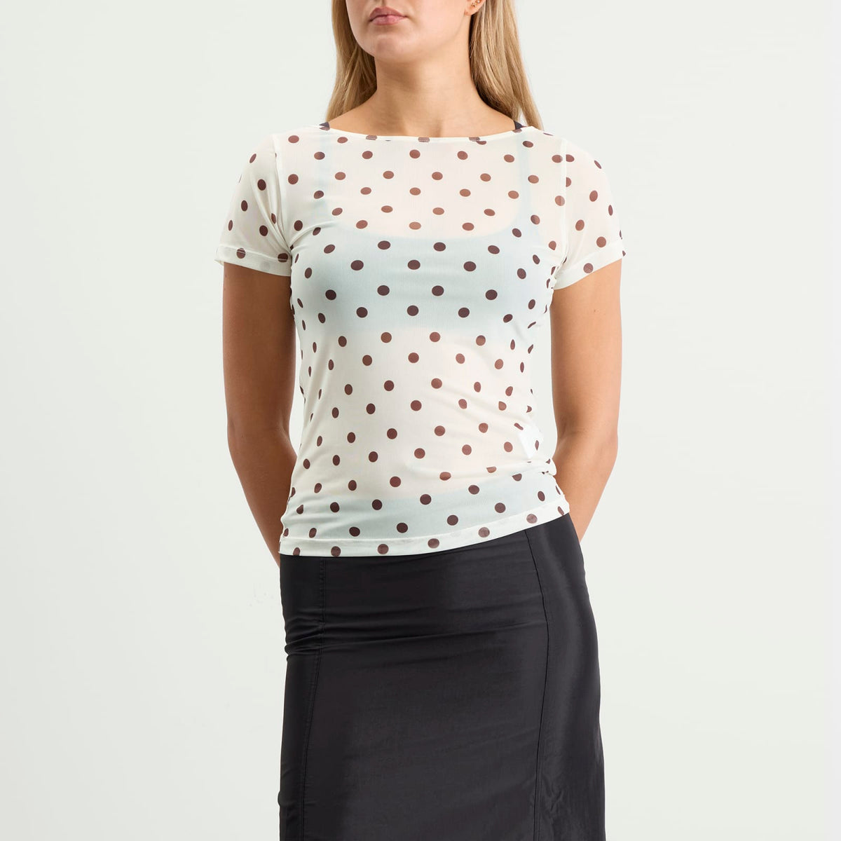 Hosbjerg Betty Short Sleeve Mesh Top - END. Exclusive