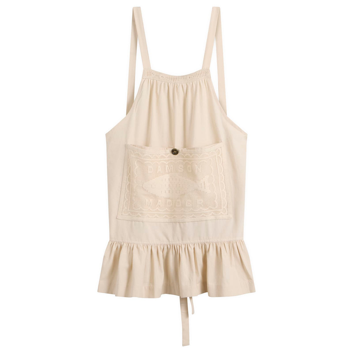 Damson Madder Nonna House - Ercu Filet Lace Apron