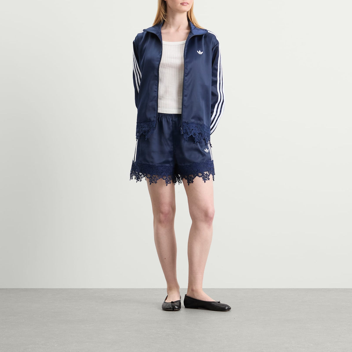 adidas Firebird Satin Lace Track Top