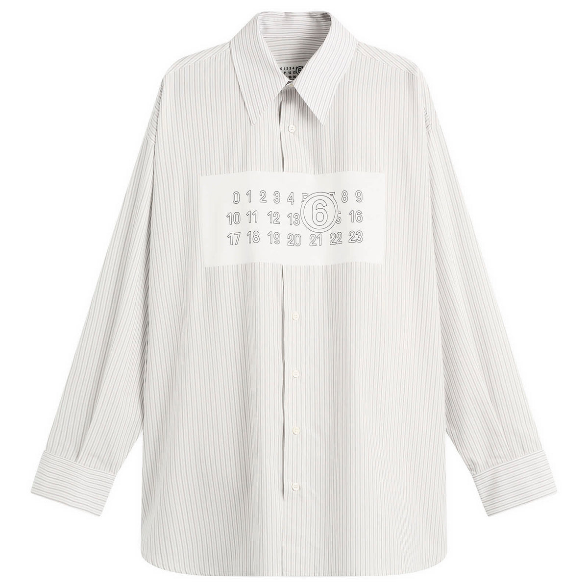 MM6 Maison Margiela Pull Over Stripe Shirt