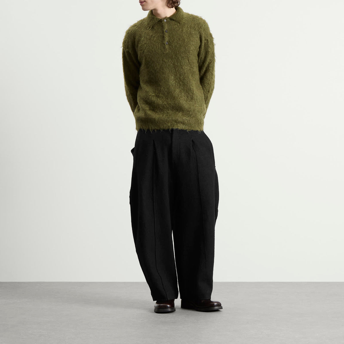 Auralee Super Kid Mohair Polo