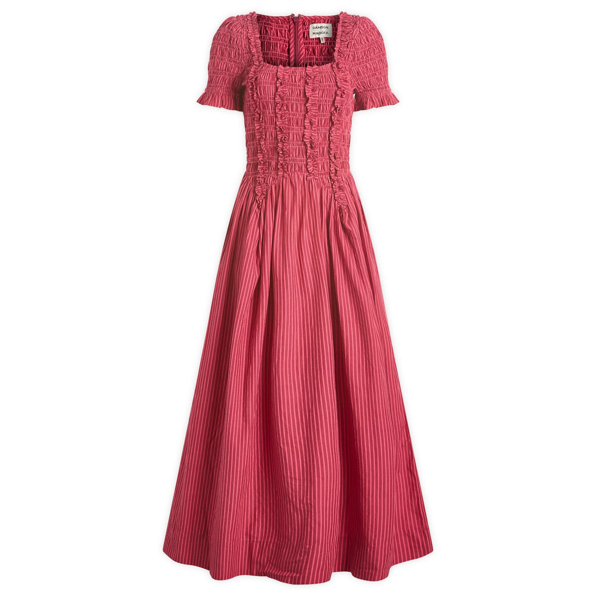 Damson Madder Raphaela Ruffle Midi Dress