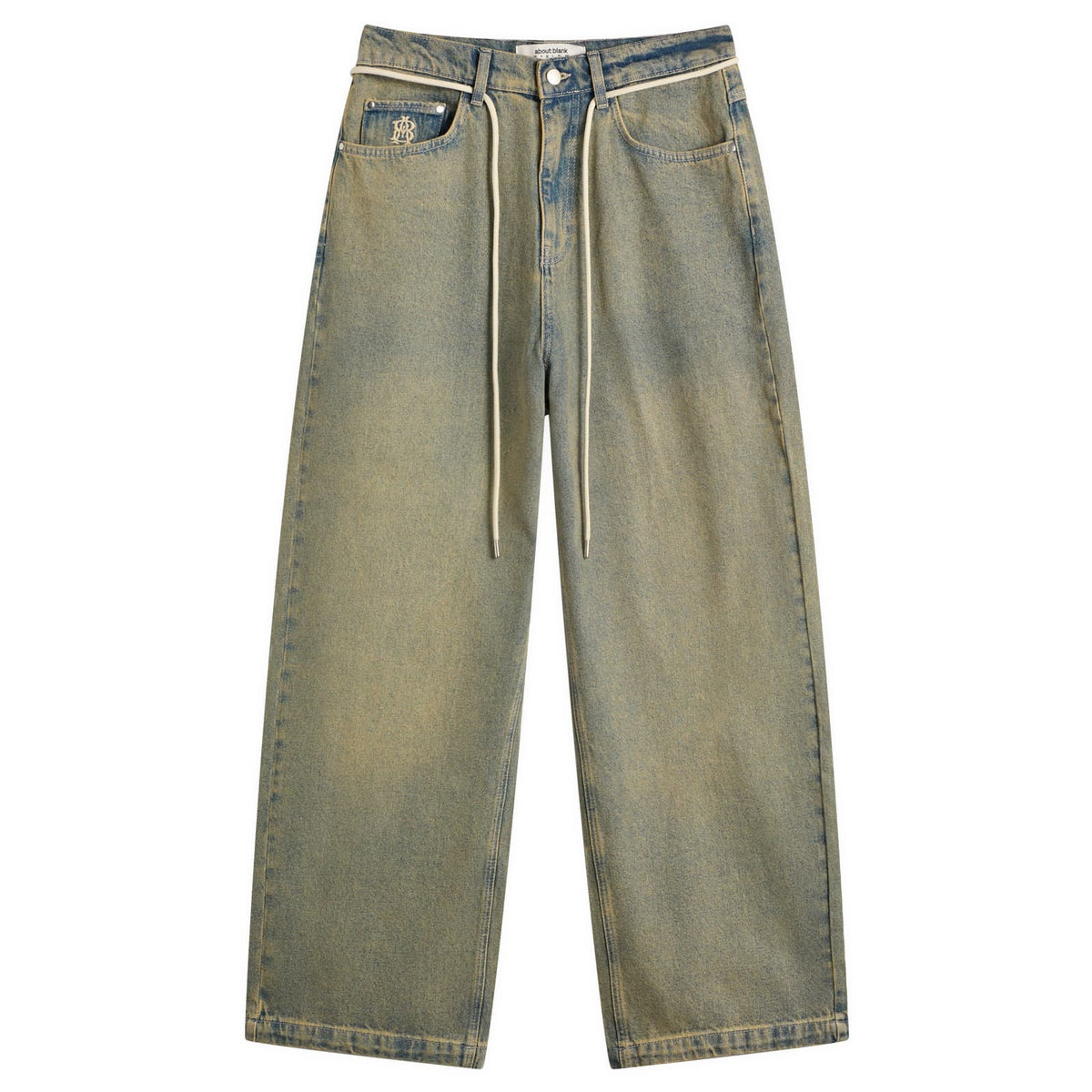 about:blank Wide Leg Denim