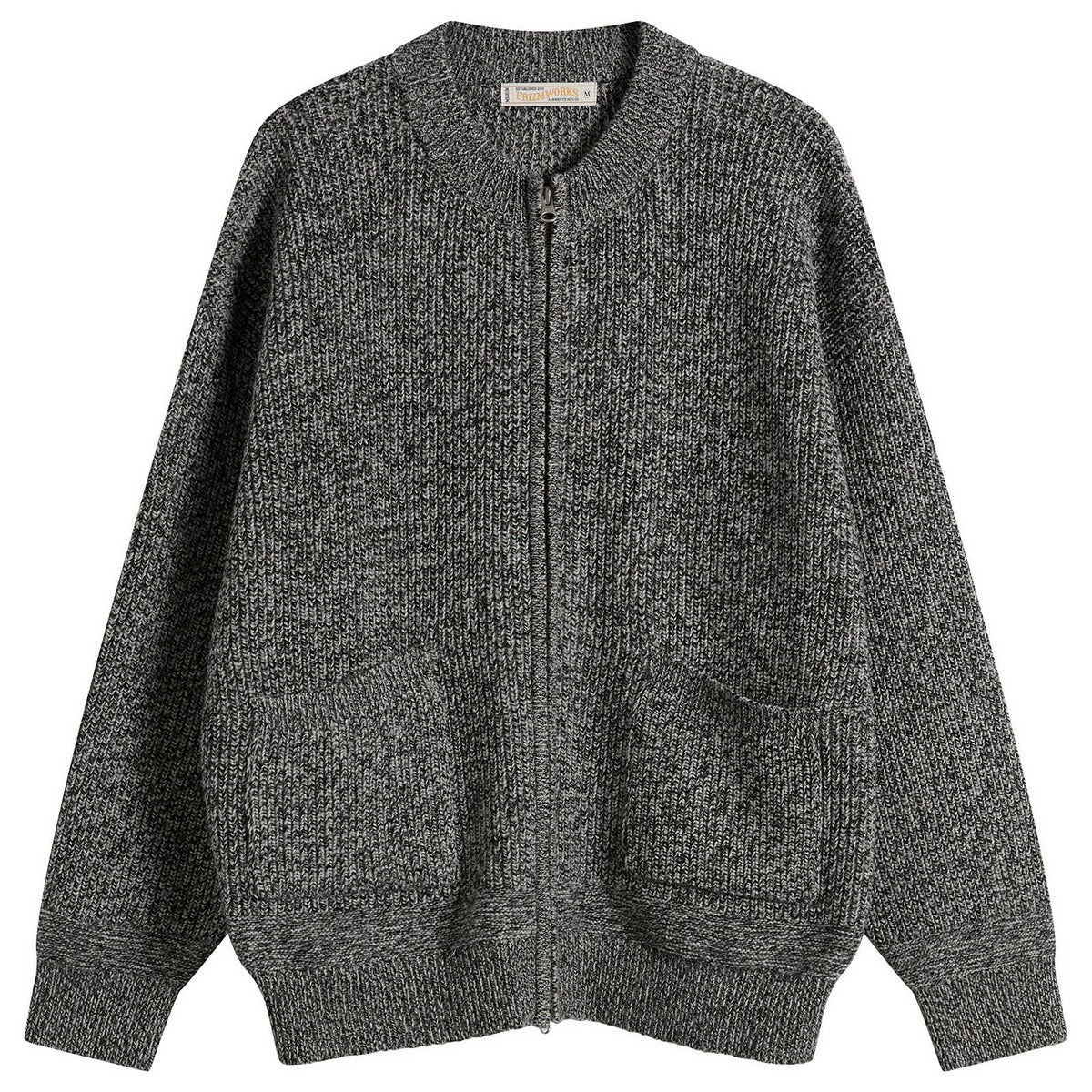 FrizmWORKS Tweed Wool Deck Zip Cardigan