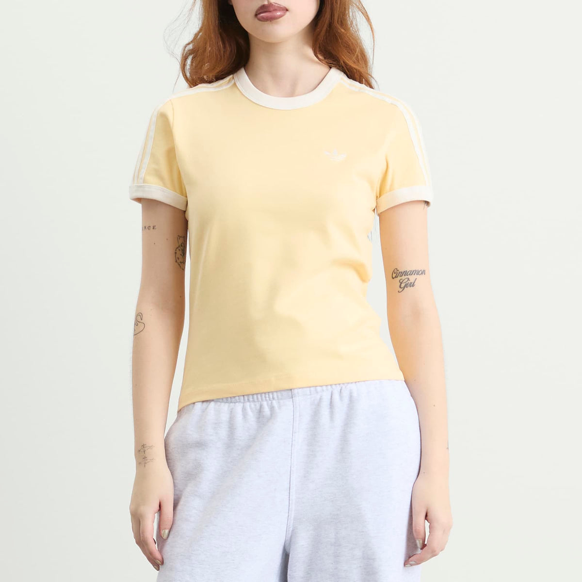 Adidas 3 Stripe Short Sleeve T-Shirt