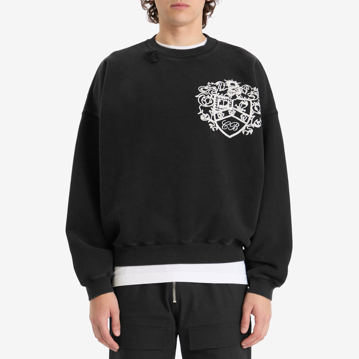 Cole Buxton Collegiate Crest Sweatshirt