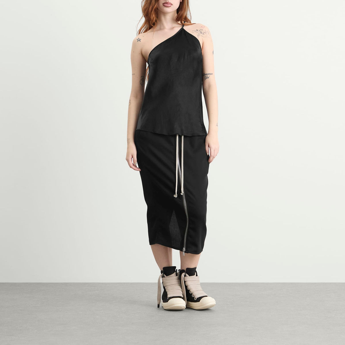 Rick Owens One Shoulder Slip Top