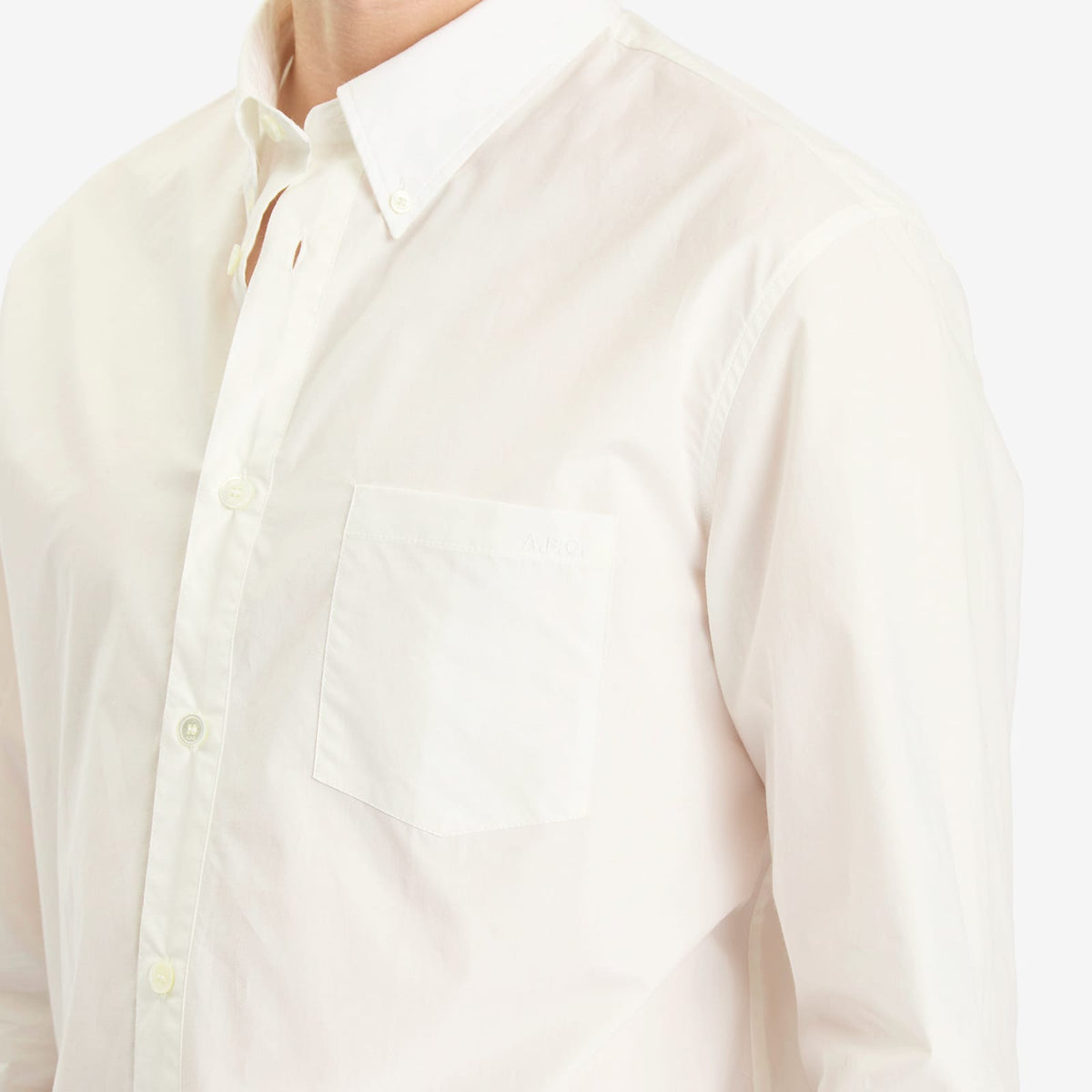 A.P.C. Eduoard Logo Button Down Shirt