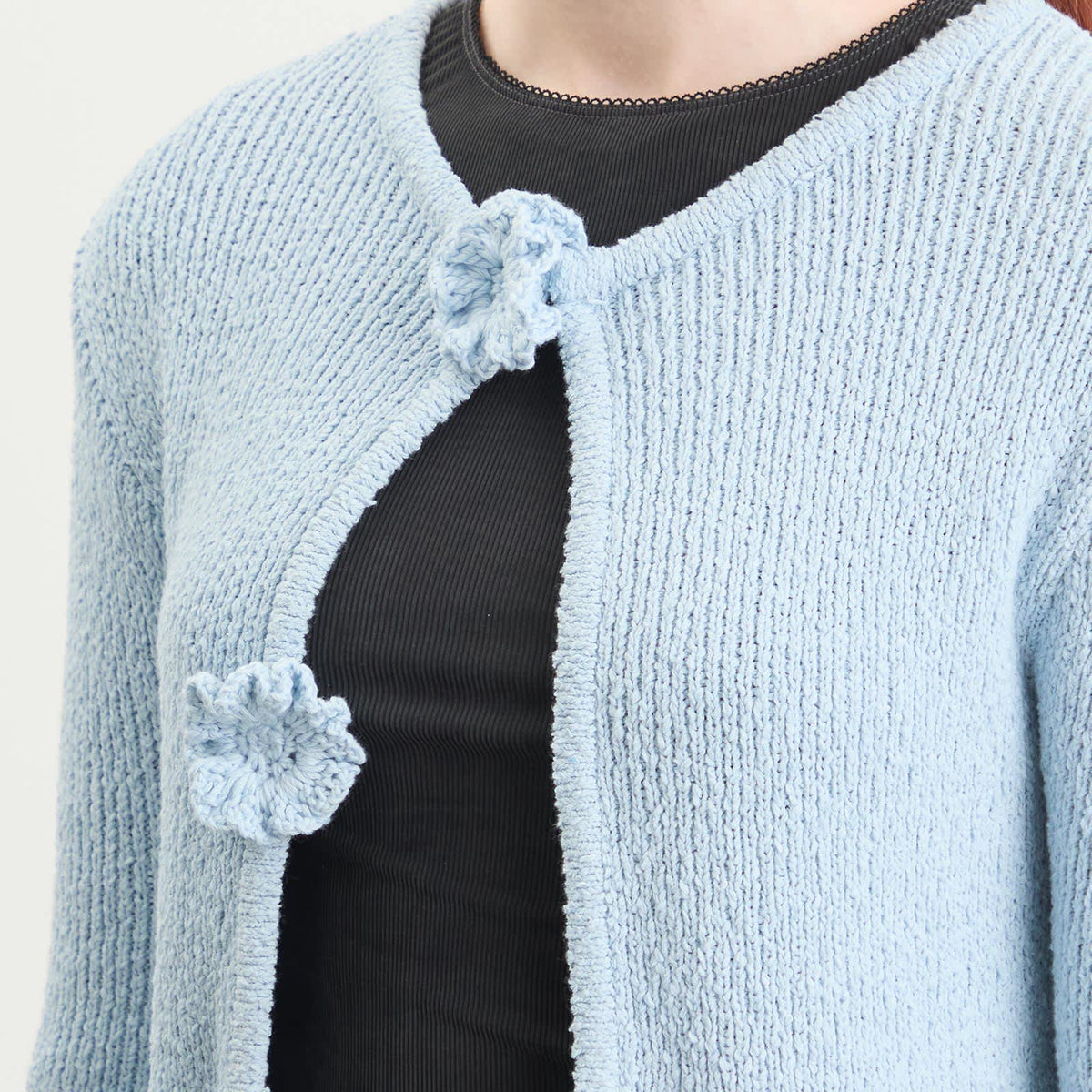 Kijun Double Corsage Cardigan