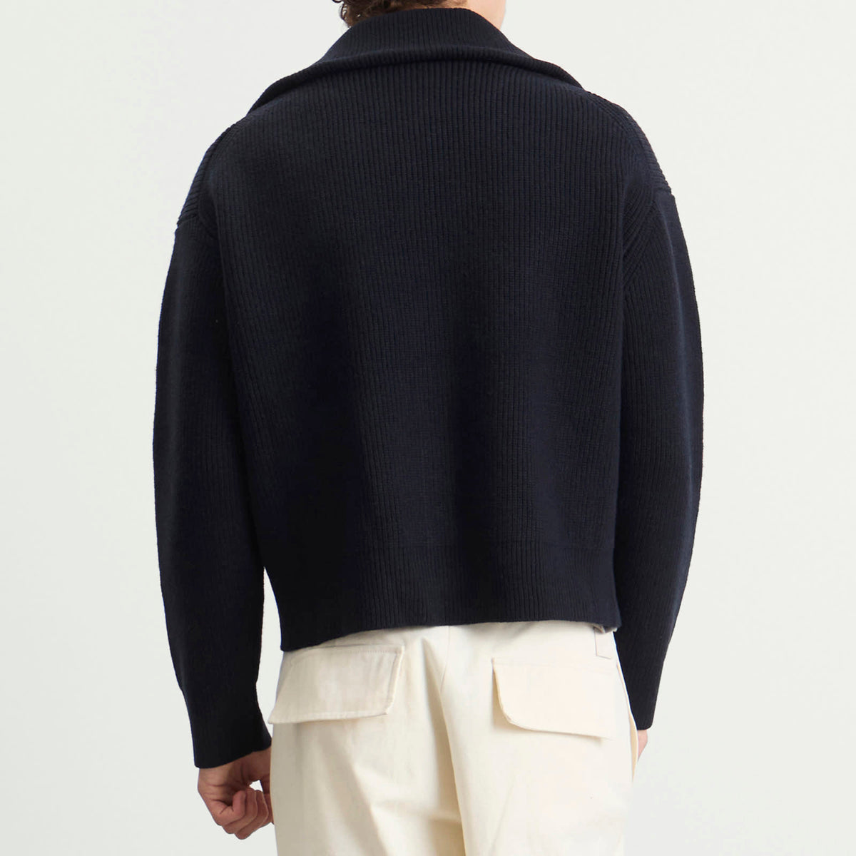 Studio Nicholson Rib Zip Through Jumper