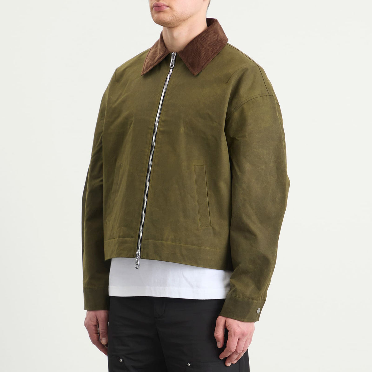 Cole Buxton Wax Cotton Overshirt