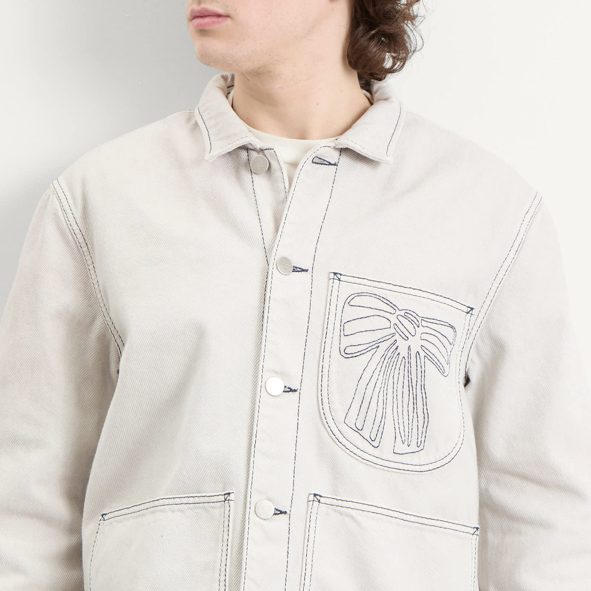 Acne Studios Bow Denim Chore Jacket