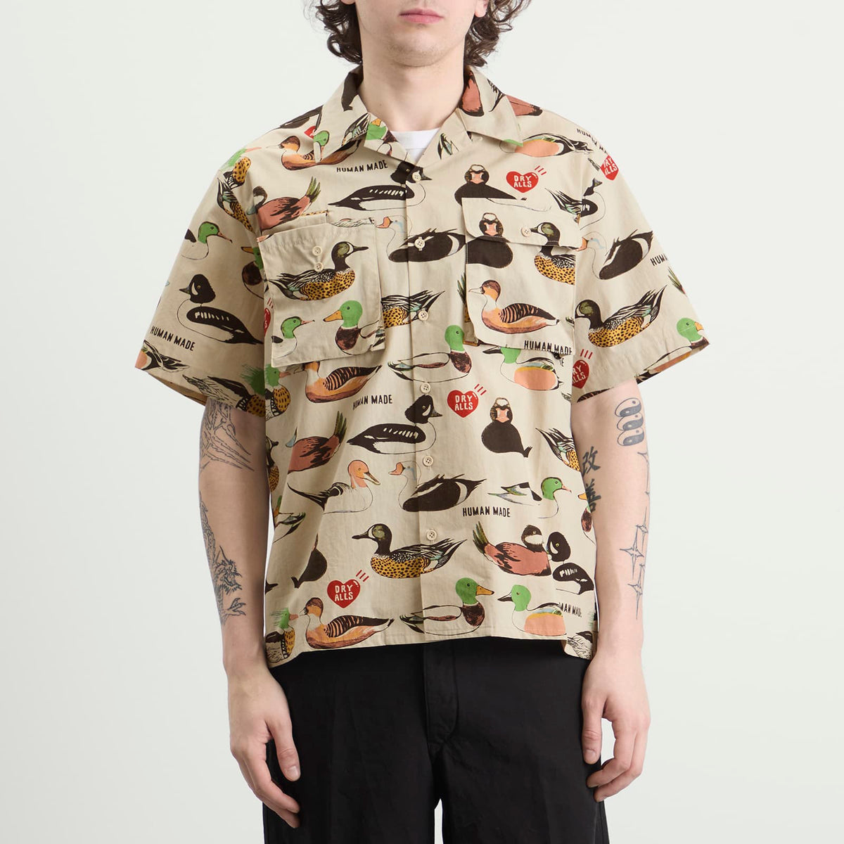Human Made Decoy Duck Printed Shirt
