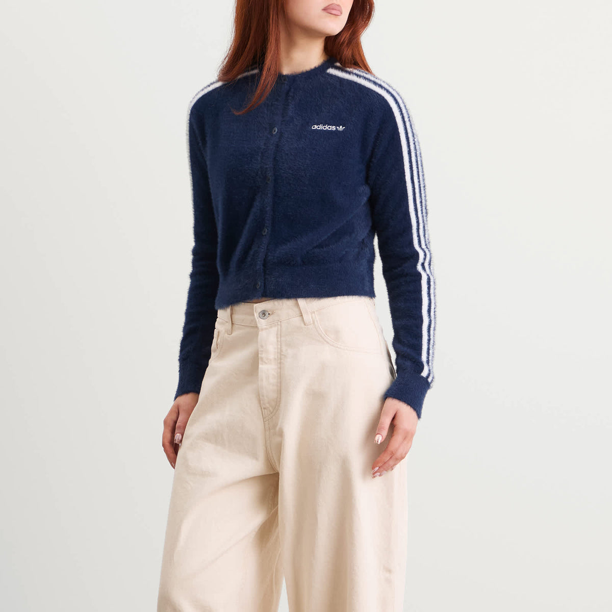 adidas Fluffy Knitted Cardigan