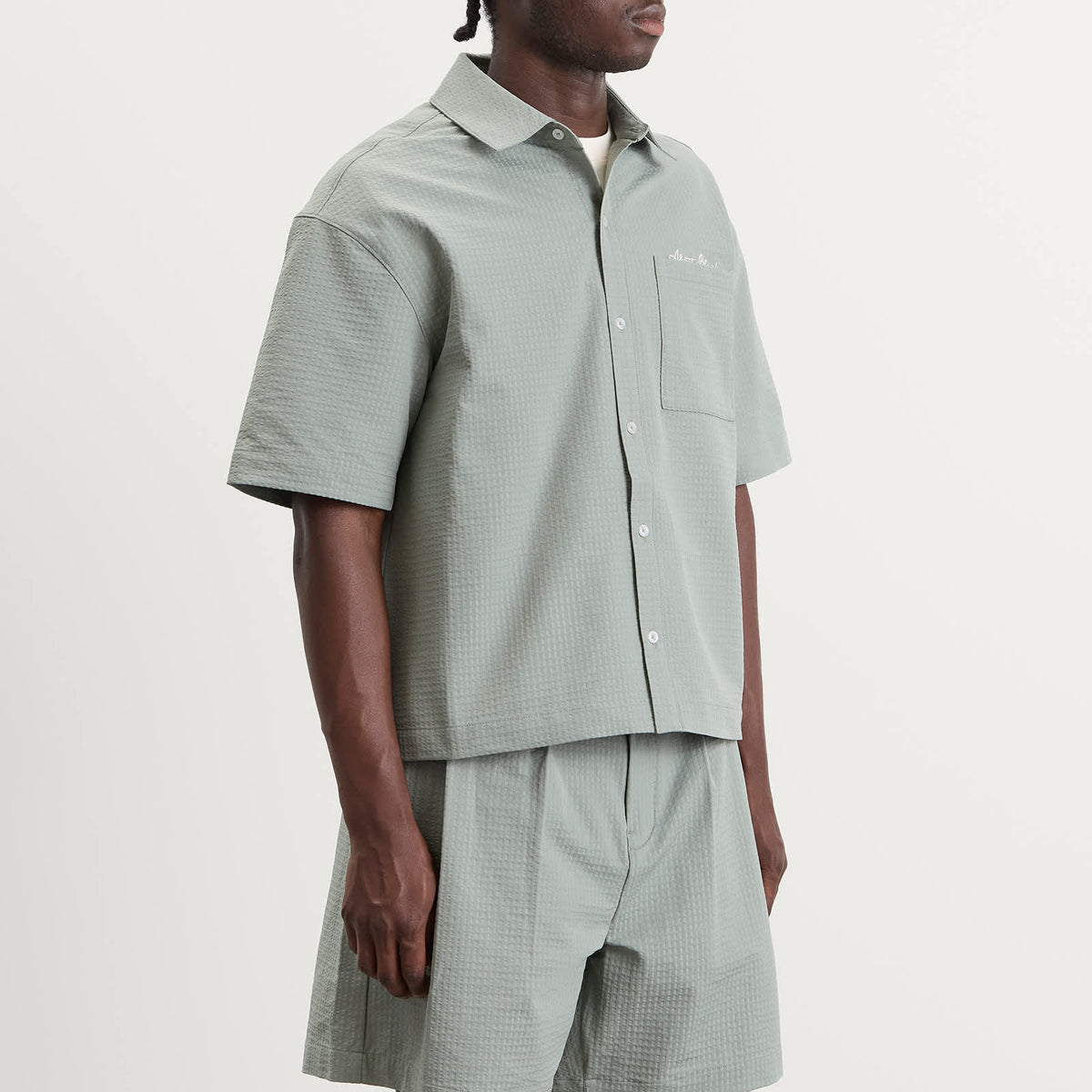 about:blank Textured Shirt