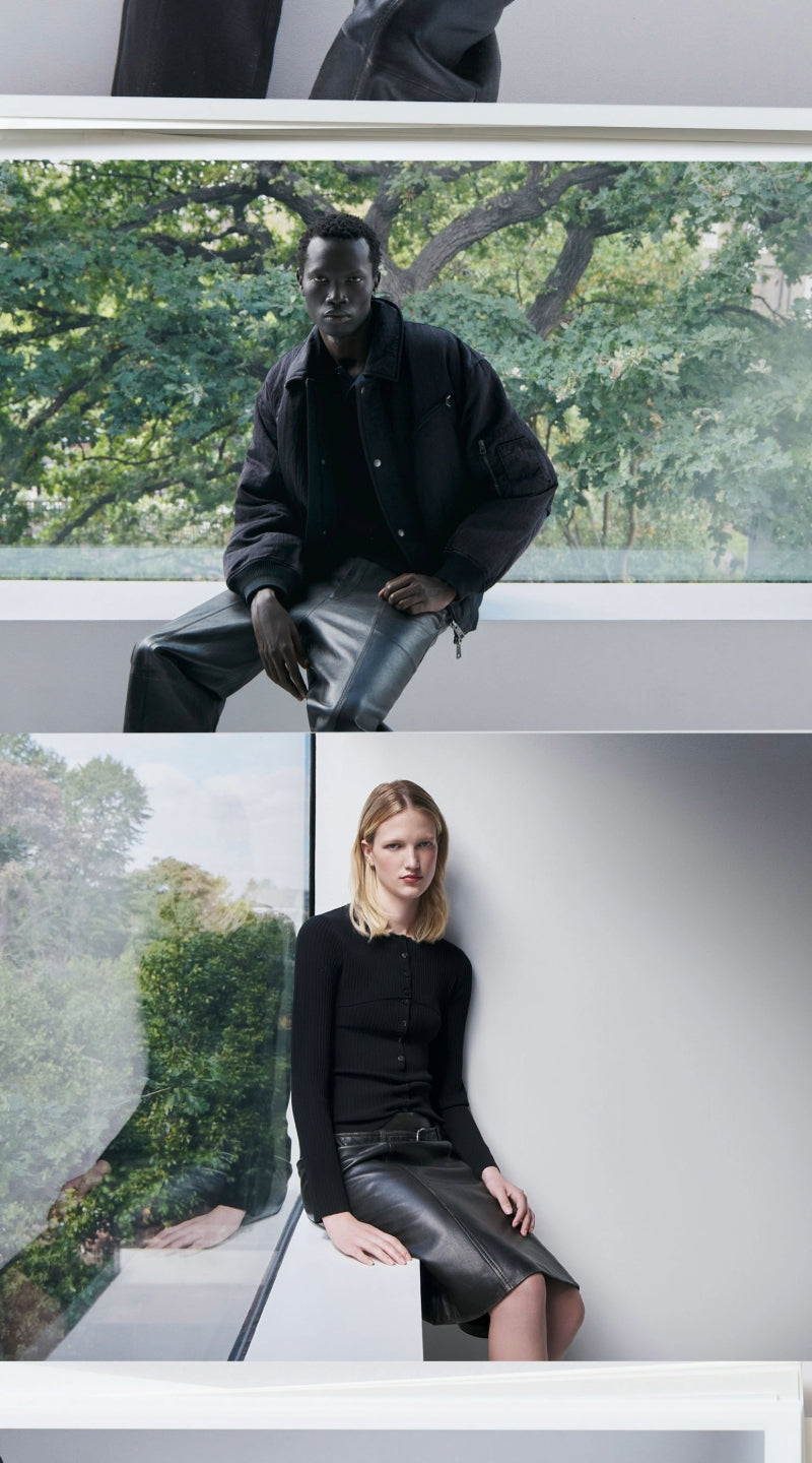 Models wearing END. x Samsoe Samsoe