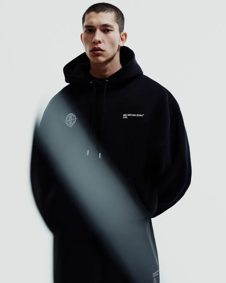 A hoodie from the END. x MKI 15.20.10 collection.