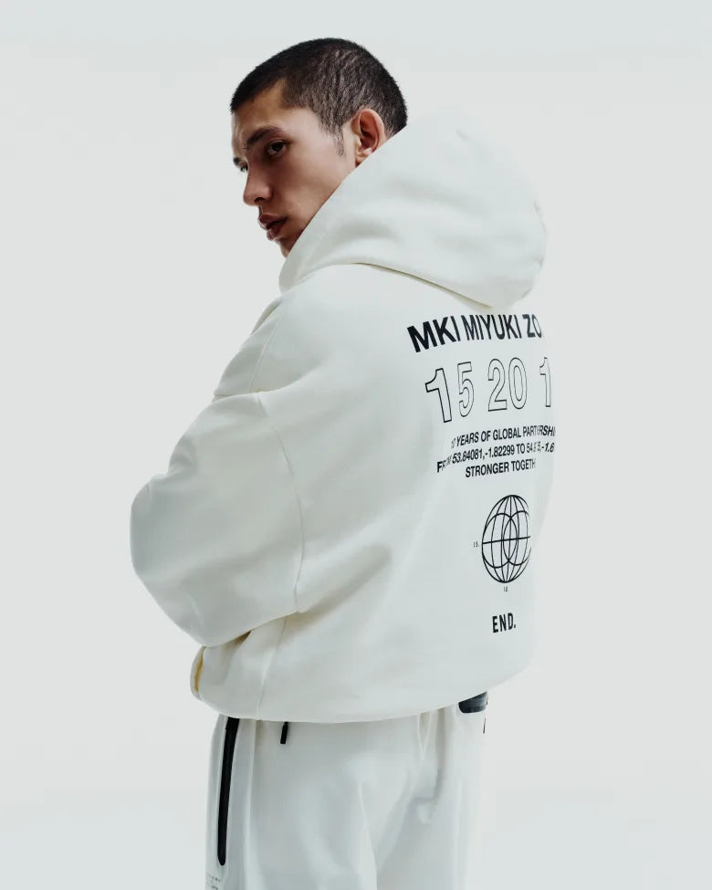 A hoodie from the END. x MKI 15.20.10 collection.