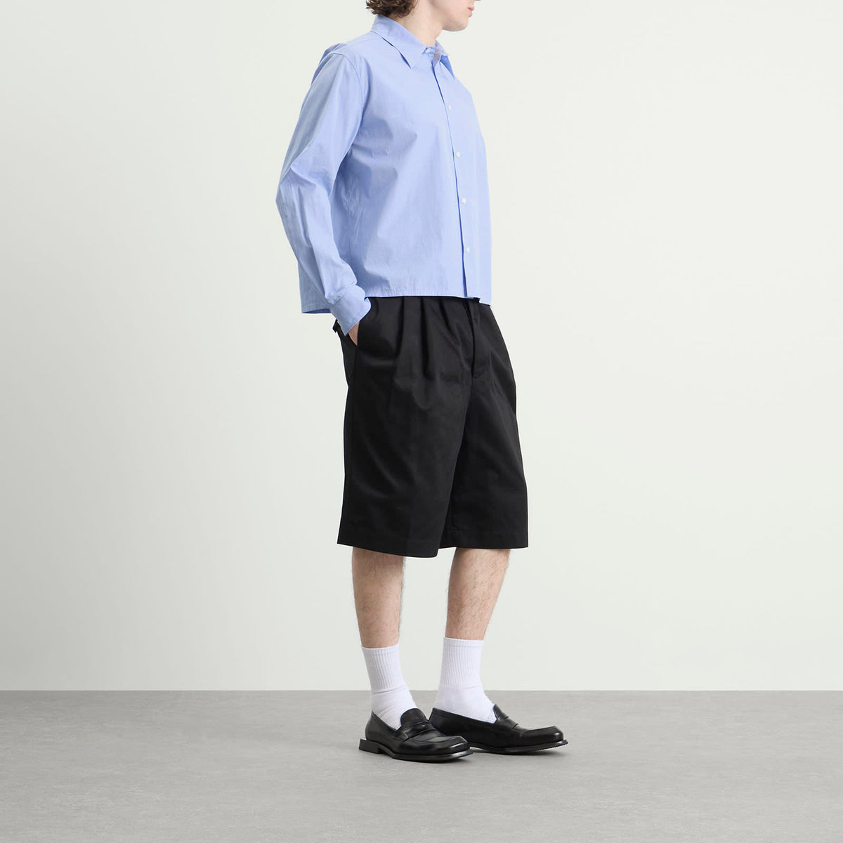 Jil Sander Cropped Long Sleeve Shirt
