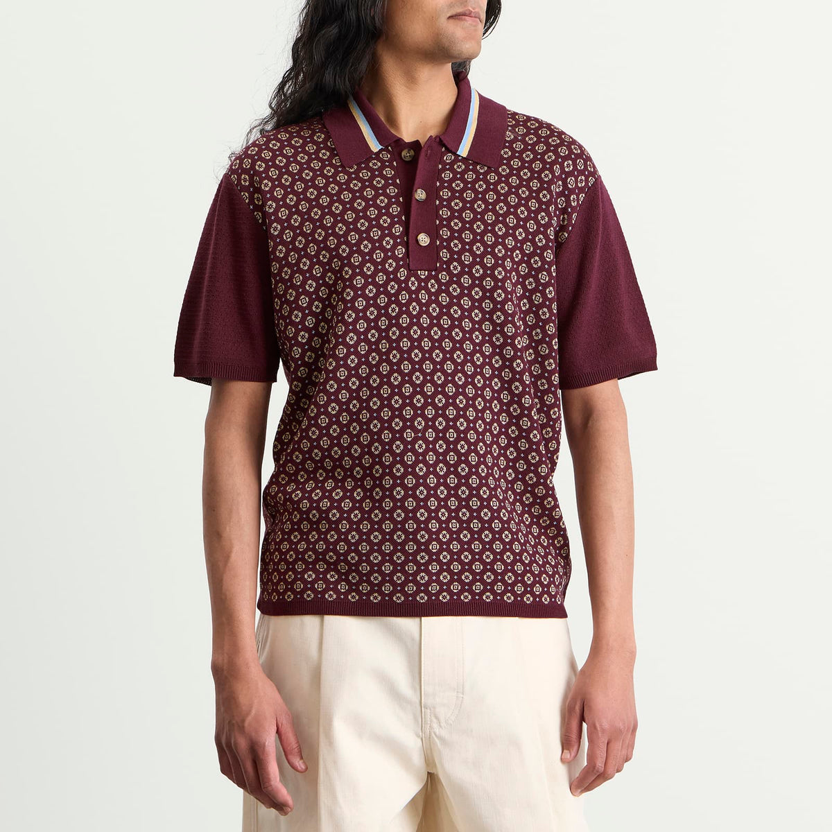 Drôle de Monsieur Jacquard Polo Shirt