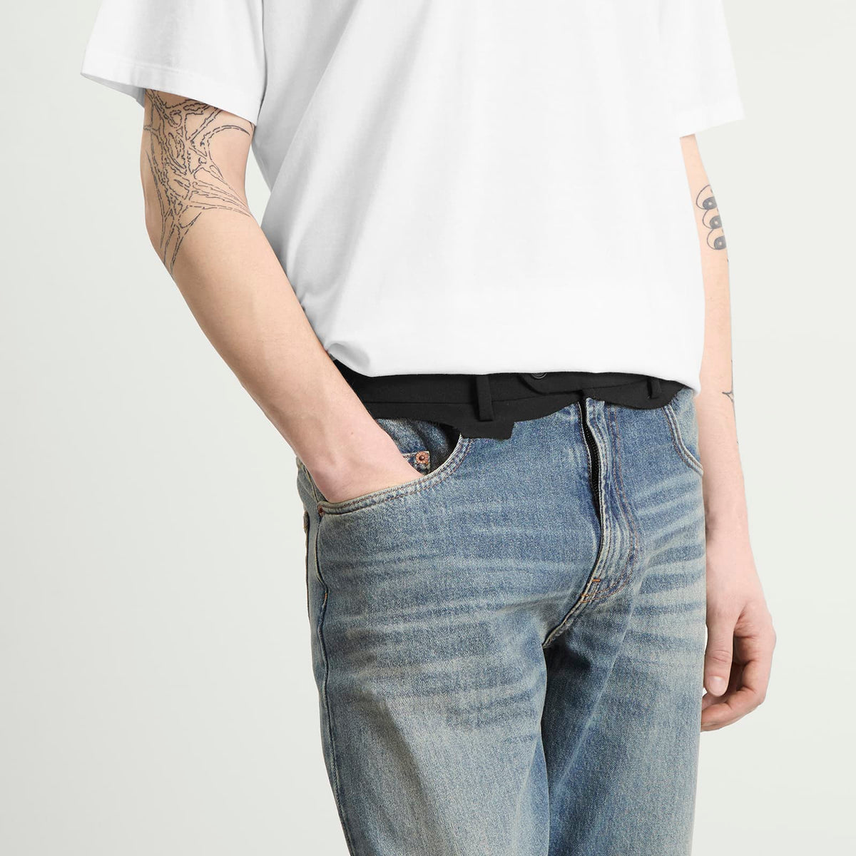 MM6 Maison Margiela Straight Leg Jeans