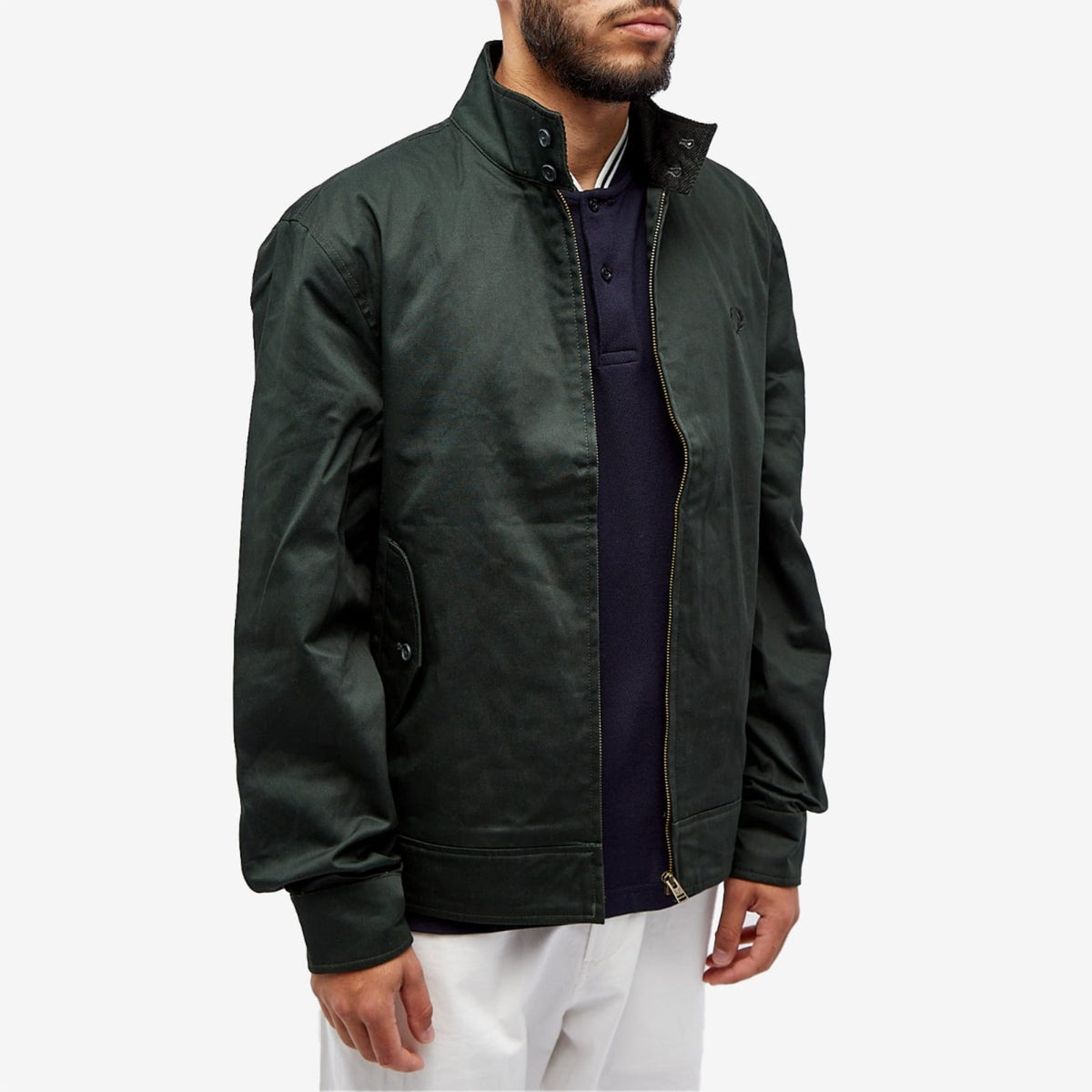 Fred Perry Waxed Harrington Jacket