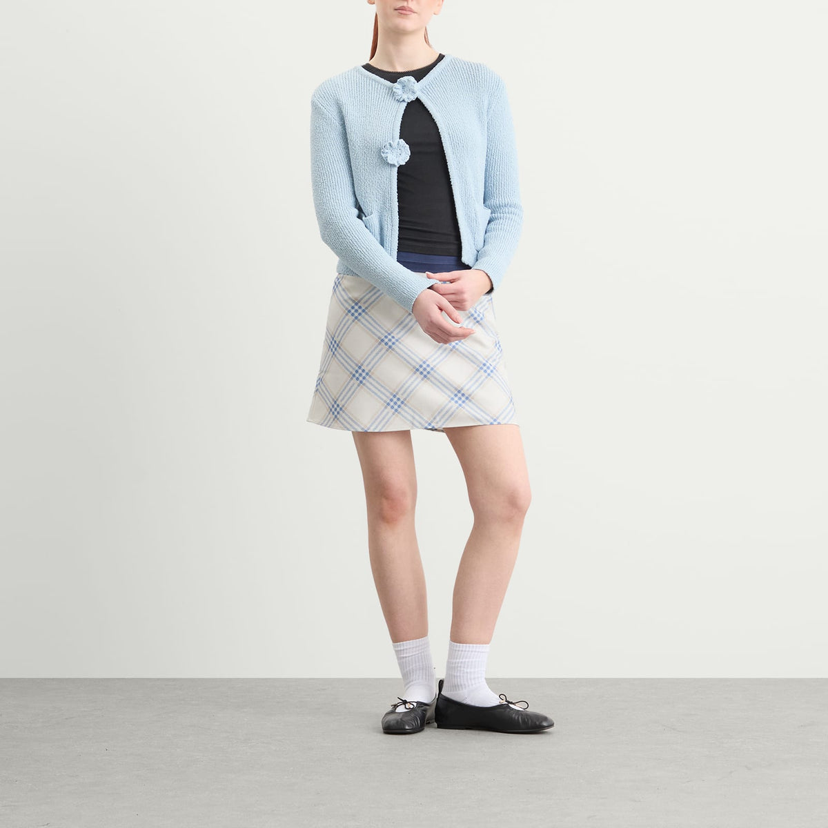 Kijun Double Corsage Cardigan