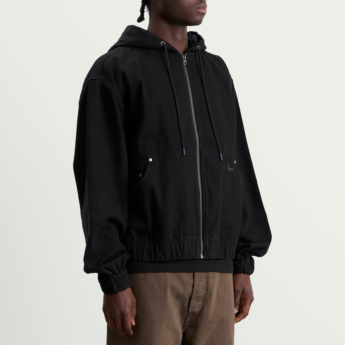 Dime Hooded Denim Jacket