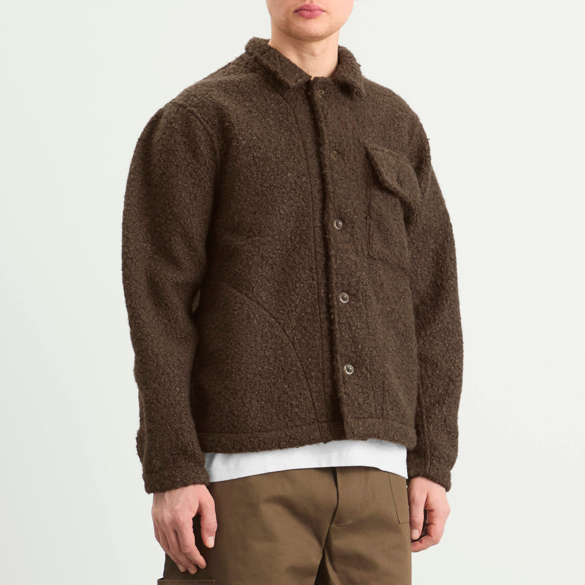 Café Mountain Curly Boxy Explorers Jacket