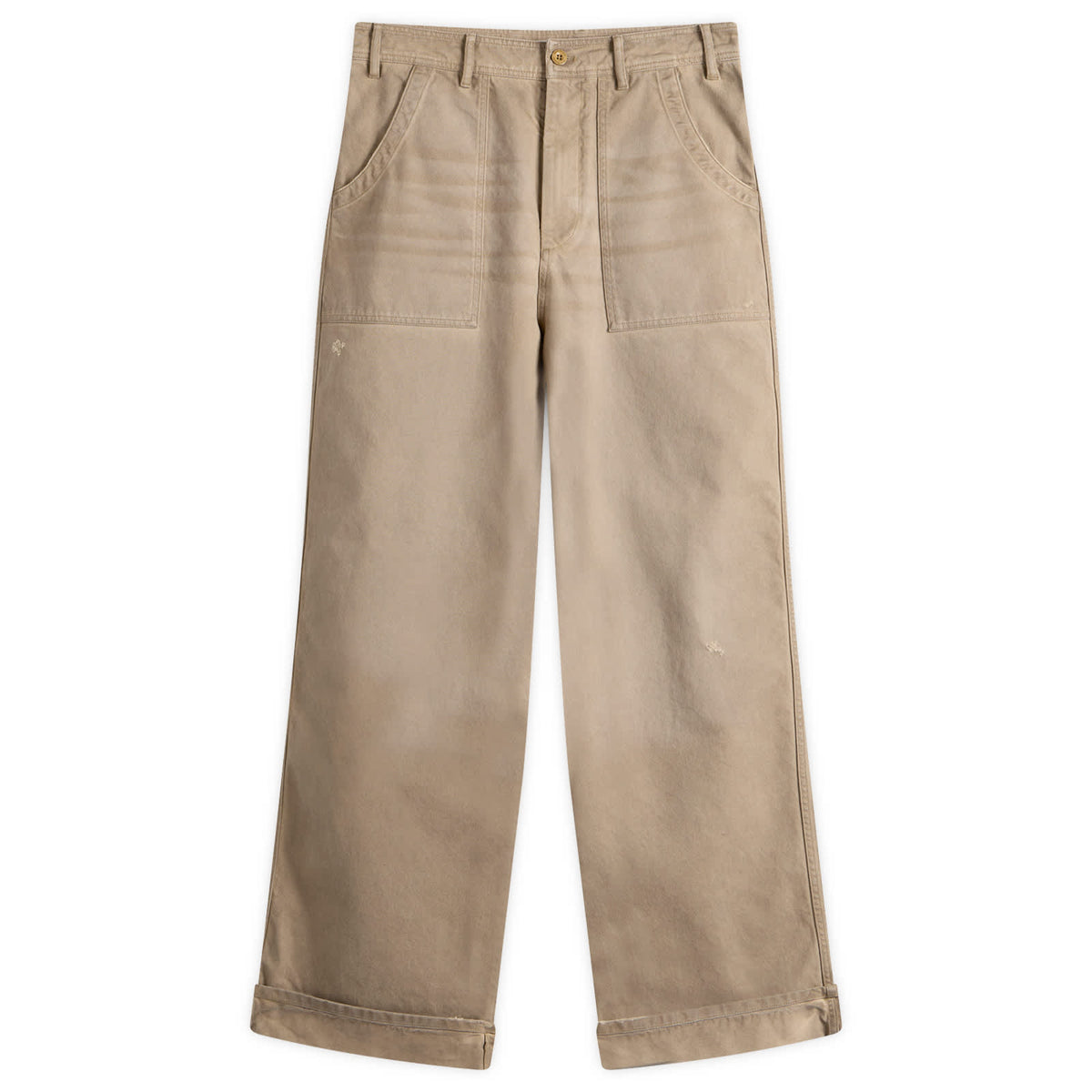 Acne Studios Plinty Rustic Cotton Twill Trousers