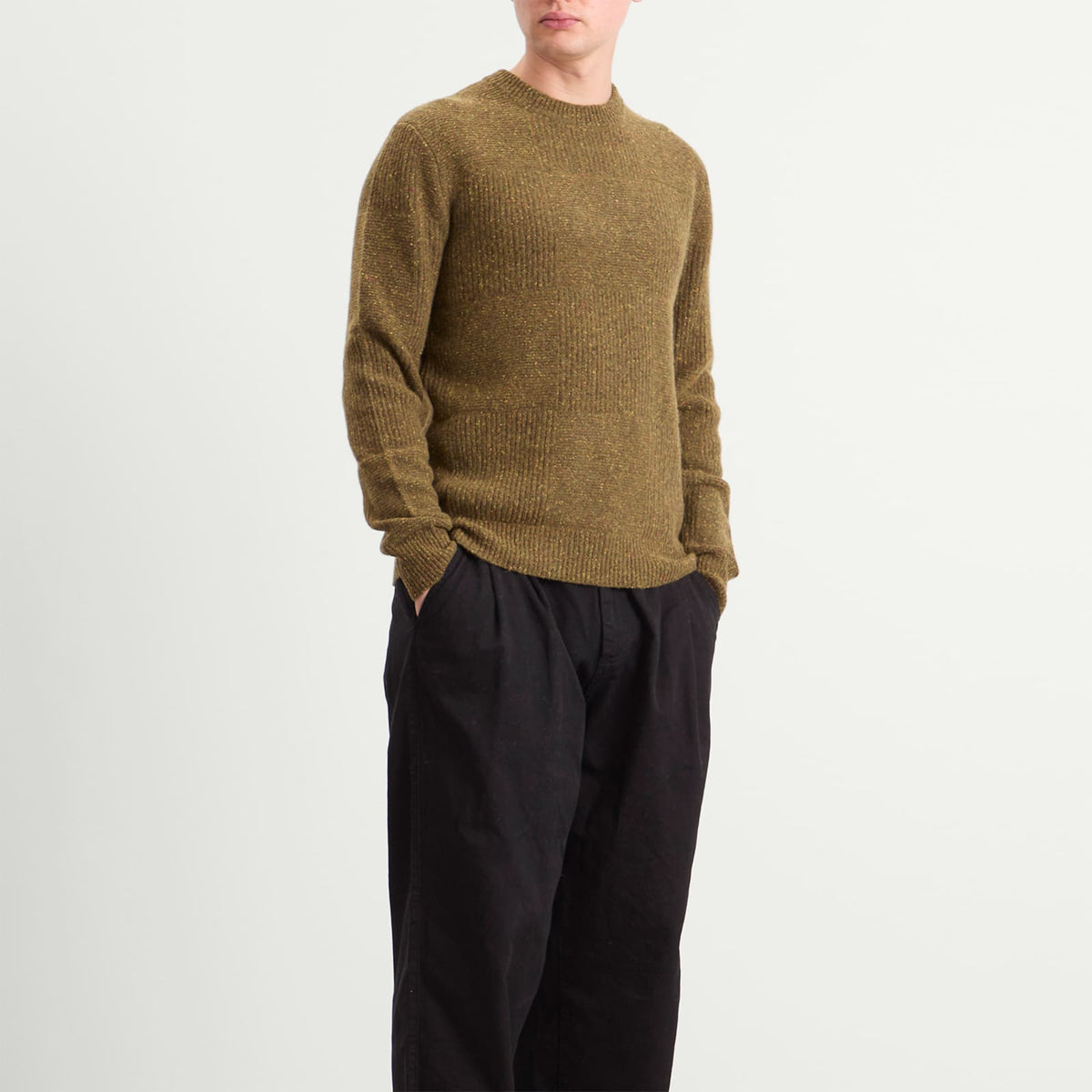 Foret Orbit Jacquard Donegal Jumper