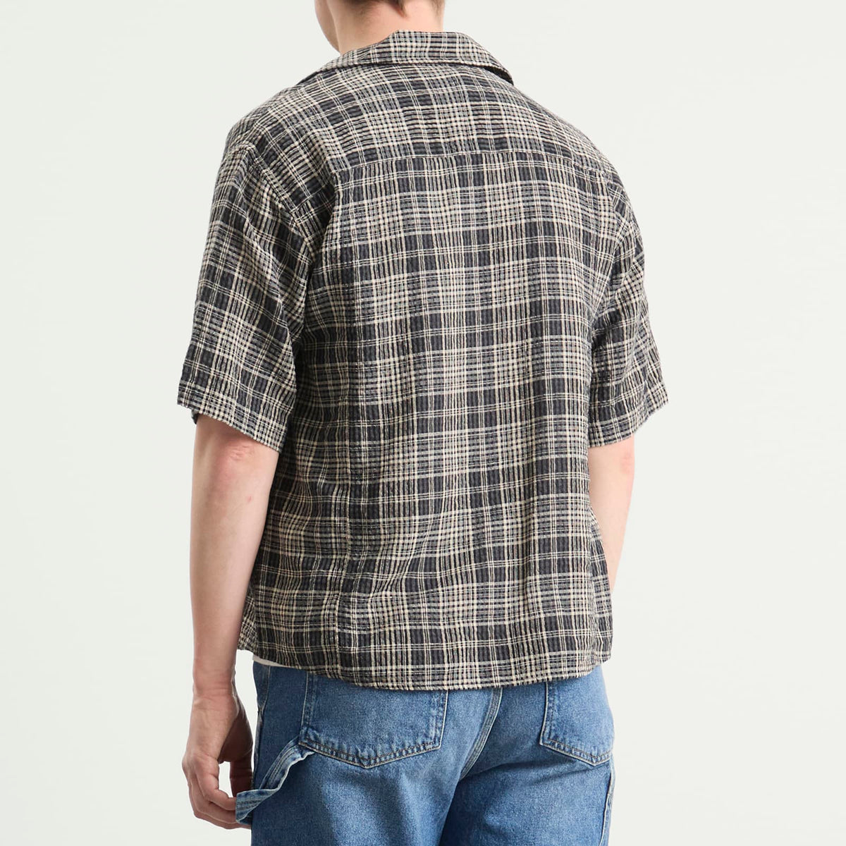 Corridor Plaid Seersucker Short Sleeve Shirt