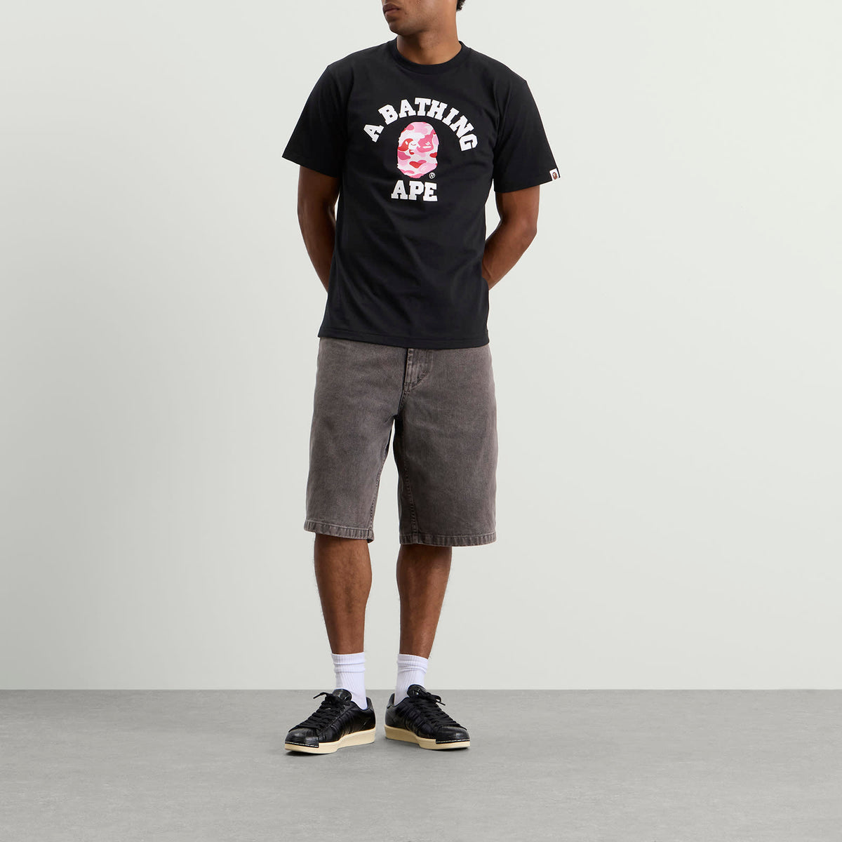 A Bathing Ape ABC Camo College T-Shirt