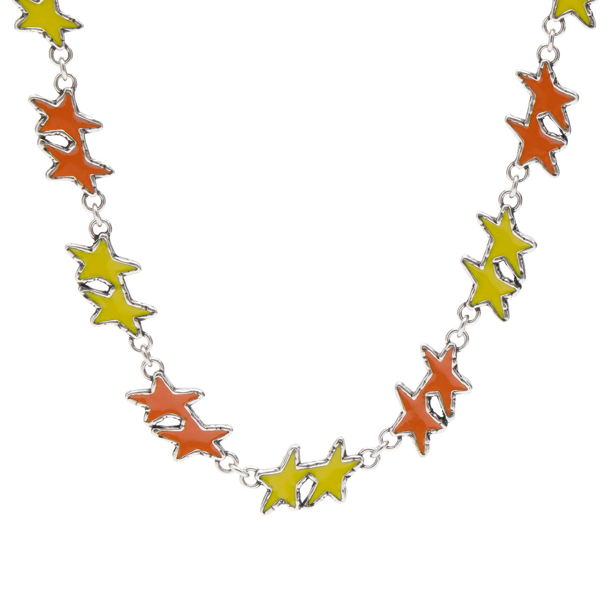 TwoJeys Melted Stars Necklace