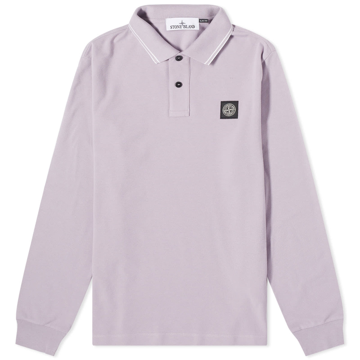 Stone Island Long Sleeve Patch Polo