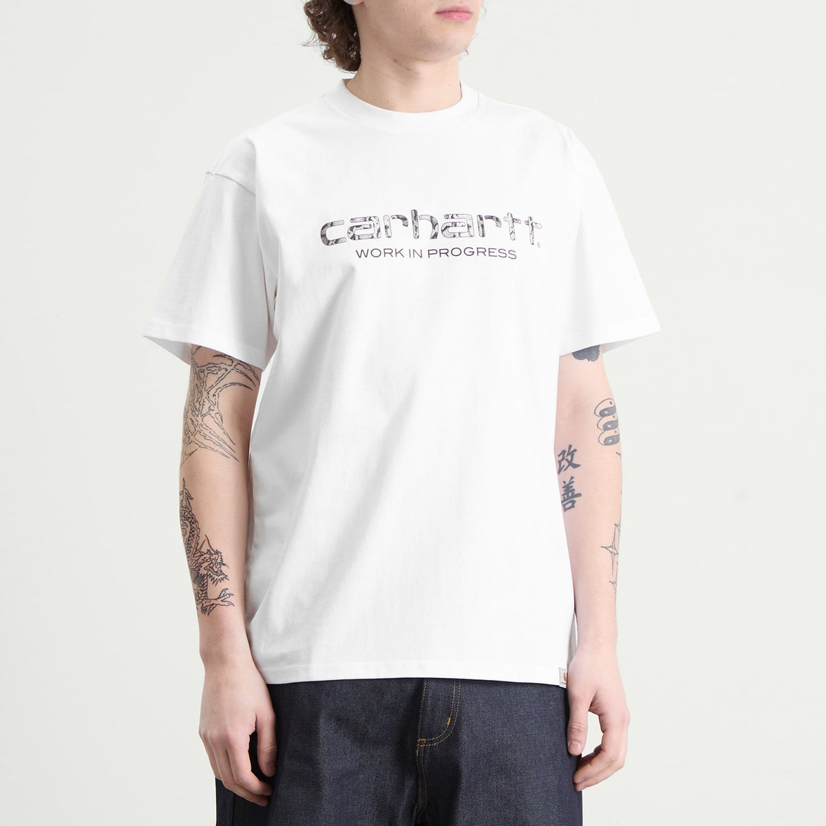 Carhartt WIP Snake Script Logo T-Shirt - END. Excusive