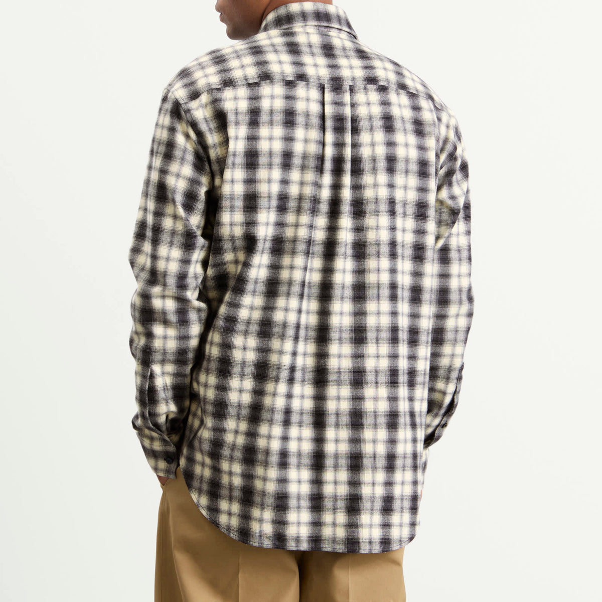 Balenciaga Regular Fit Check Flannel Shirt