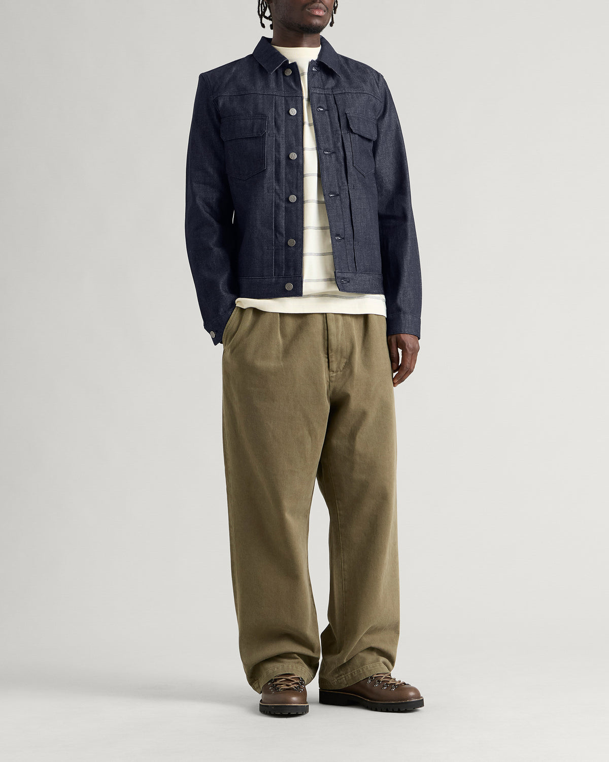 Barbour x A.P.C. Trucker Denim Jacket
