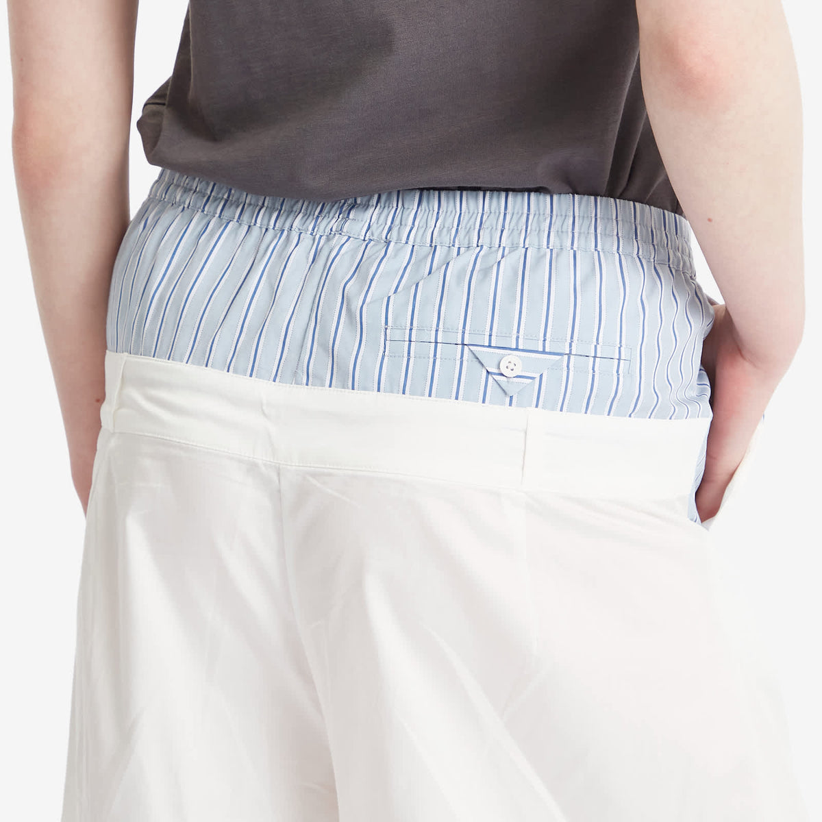 STEL Layered Wide Barrow Leg Trousers