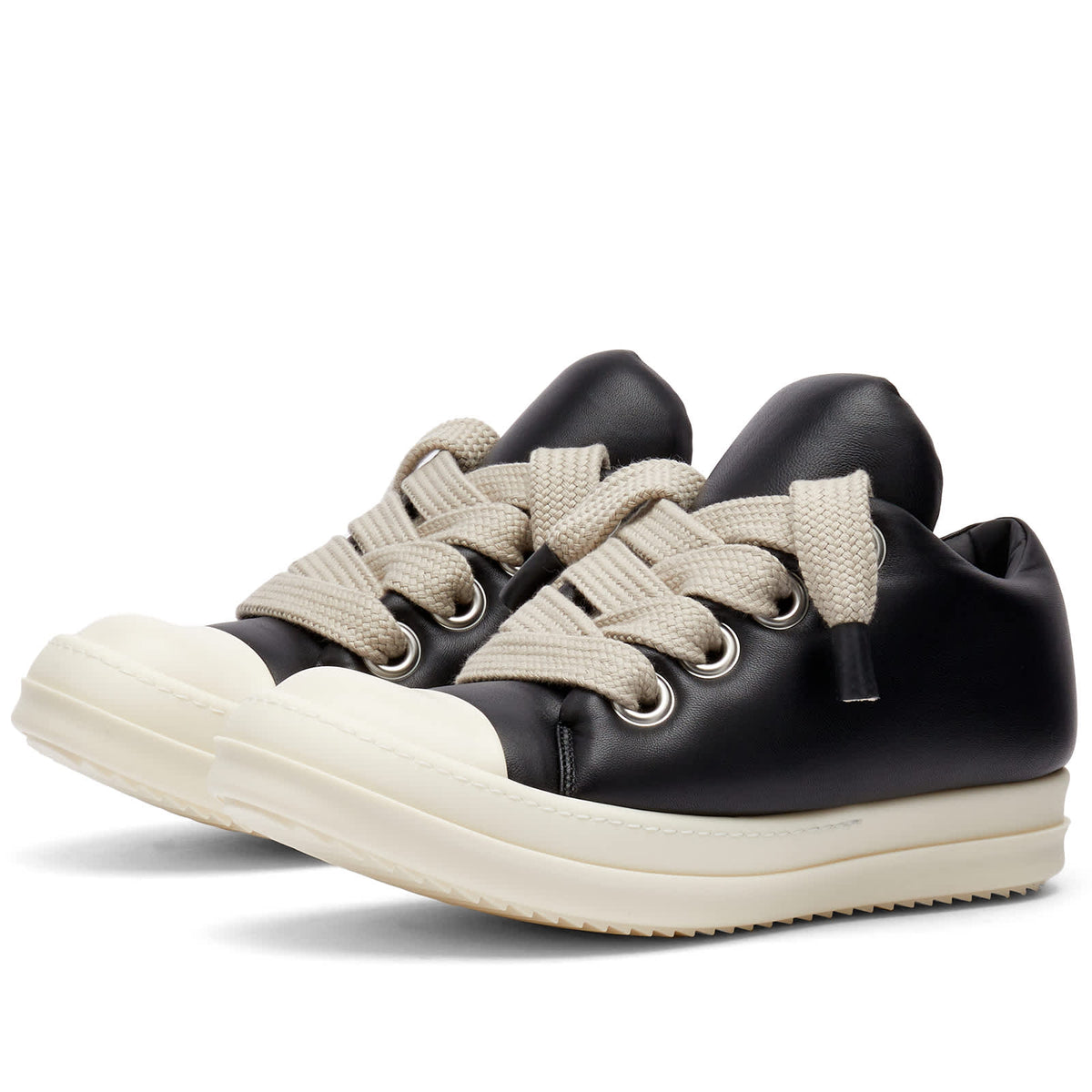 Rick Owens Jumbo Lace Padded Low Sneakers