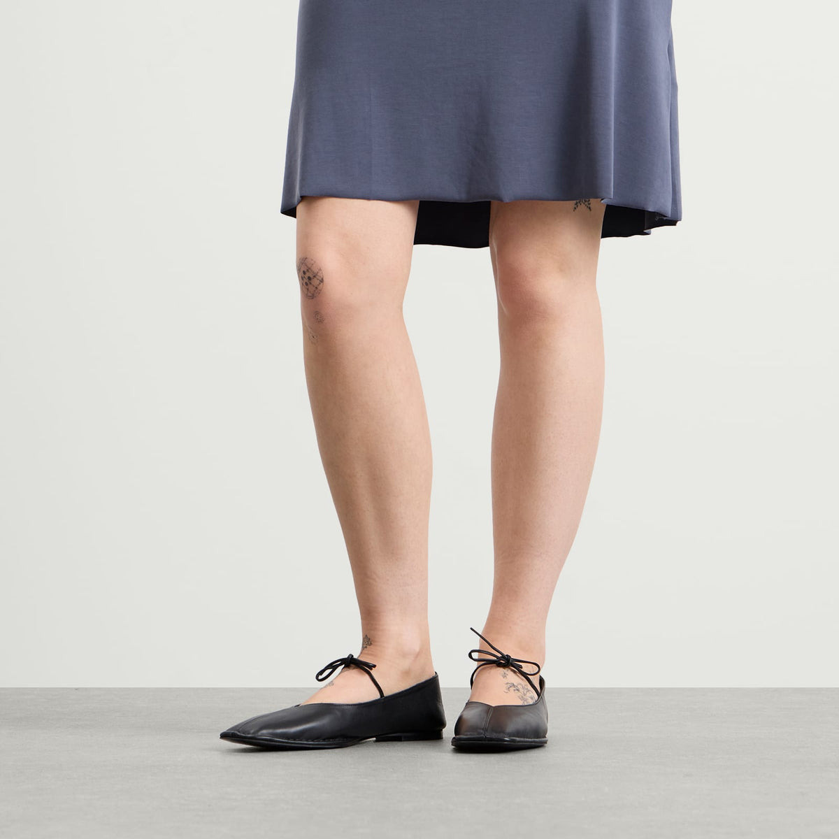 ALOHAS Sway Leather Ballet Flats
