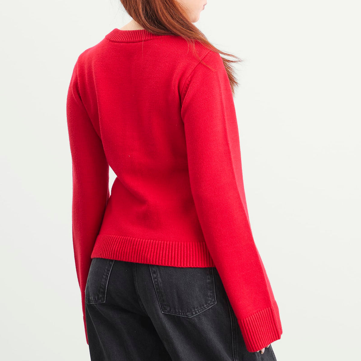 Good American Button Front Knit Cardigan