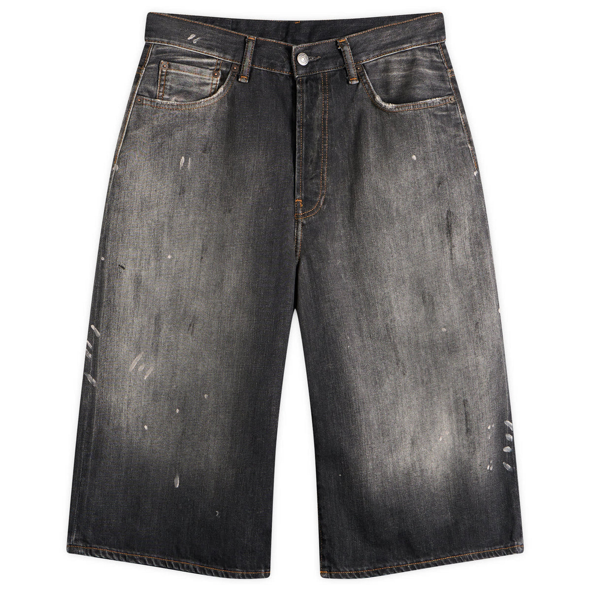 Acne Studios Judda Black Trafalgar Denim Shorts