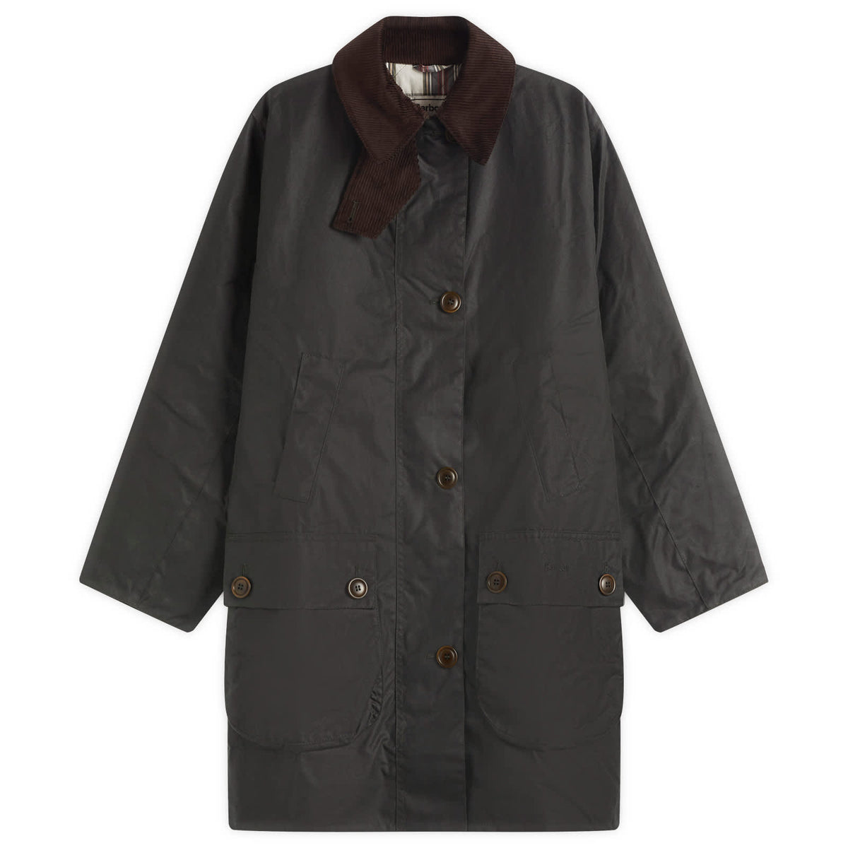 Barbour The Edit by Alexa Loren Oversized Waxed Jacket