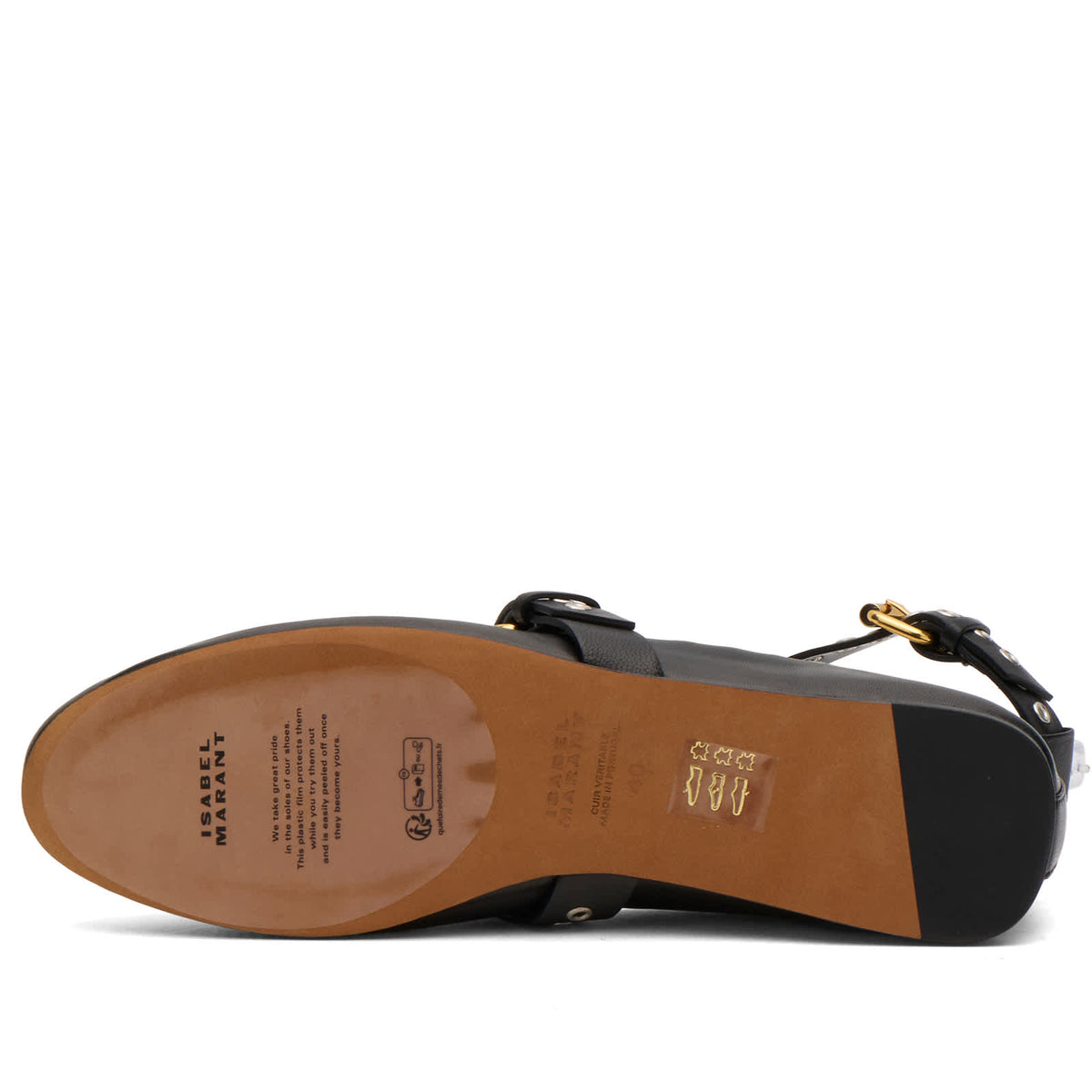 Isabel Marant Ylza Embellished Ballet Shoes