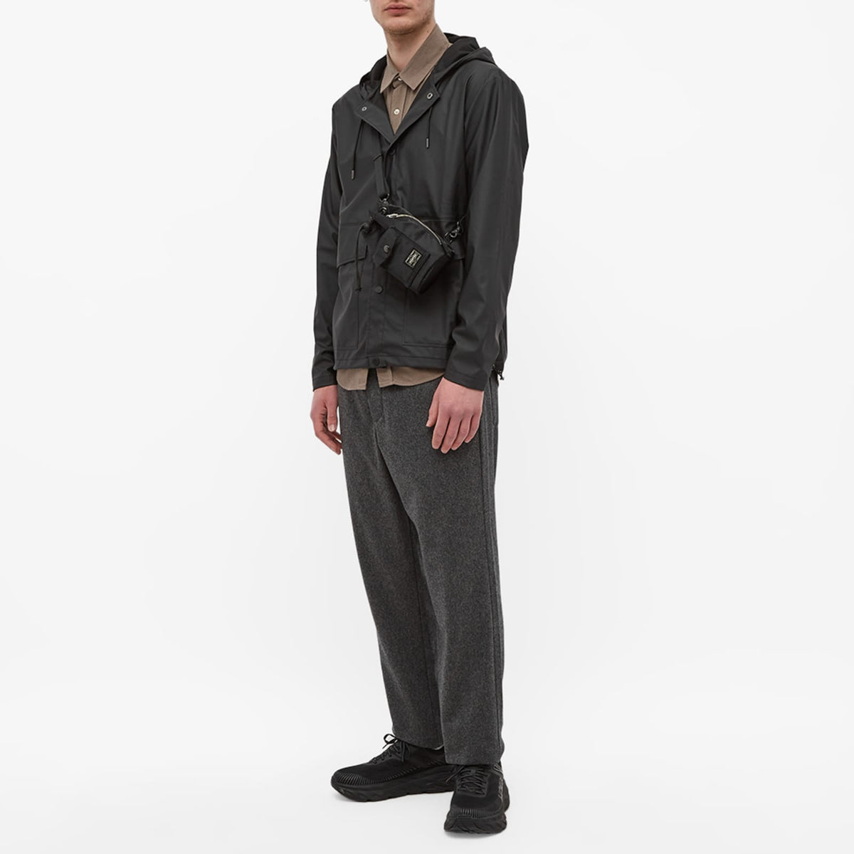 RAINS Short Hooded Coat