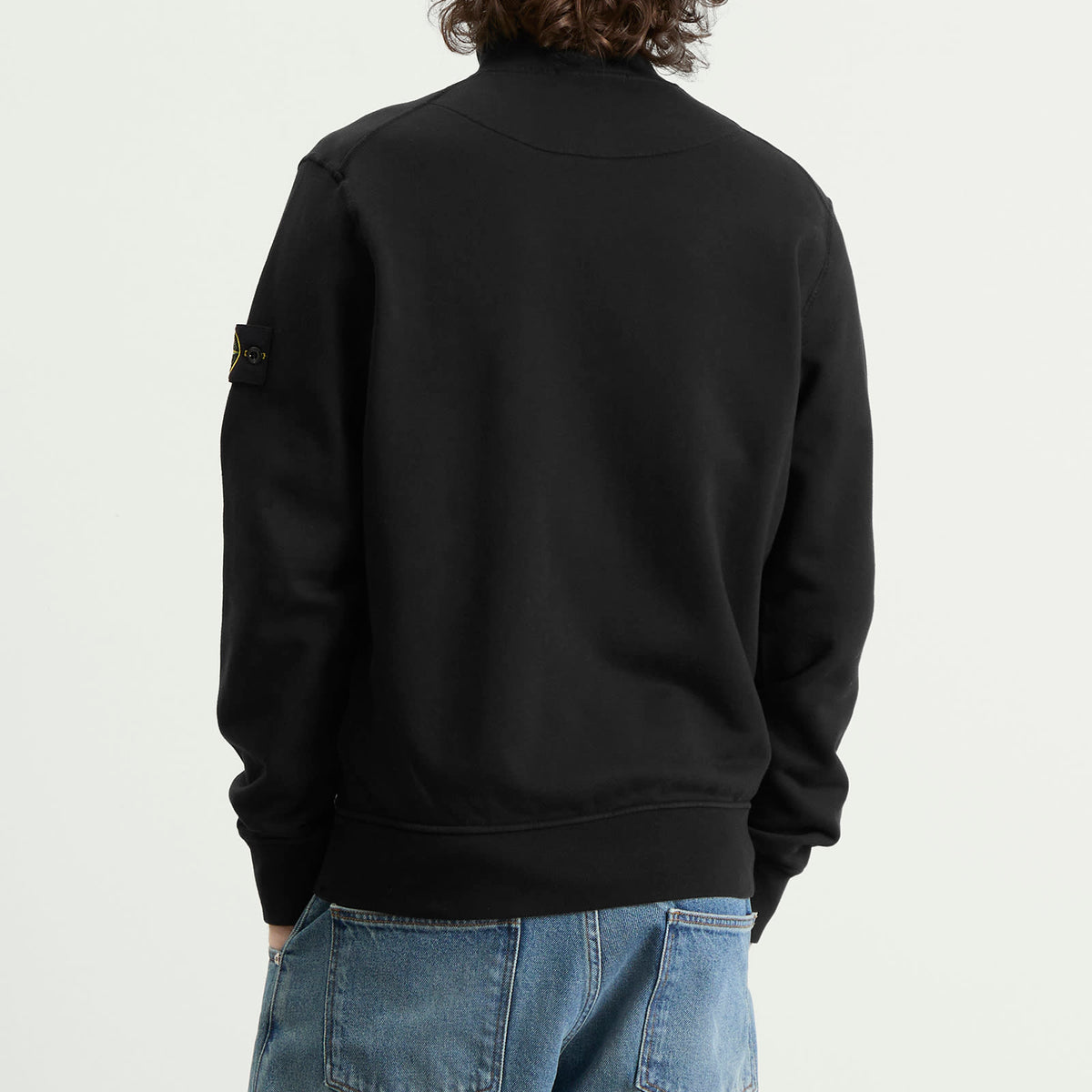 Stone Island Garment Dyed Full Zip Sweatshirt