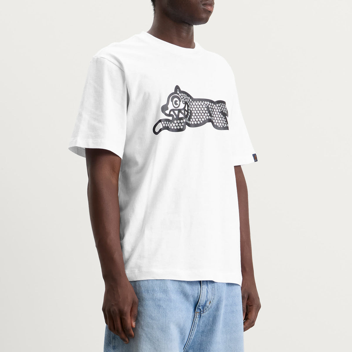 ICECREAM Glitter Running Dog T-Shirt