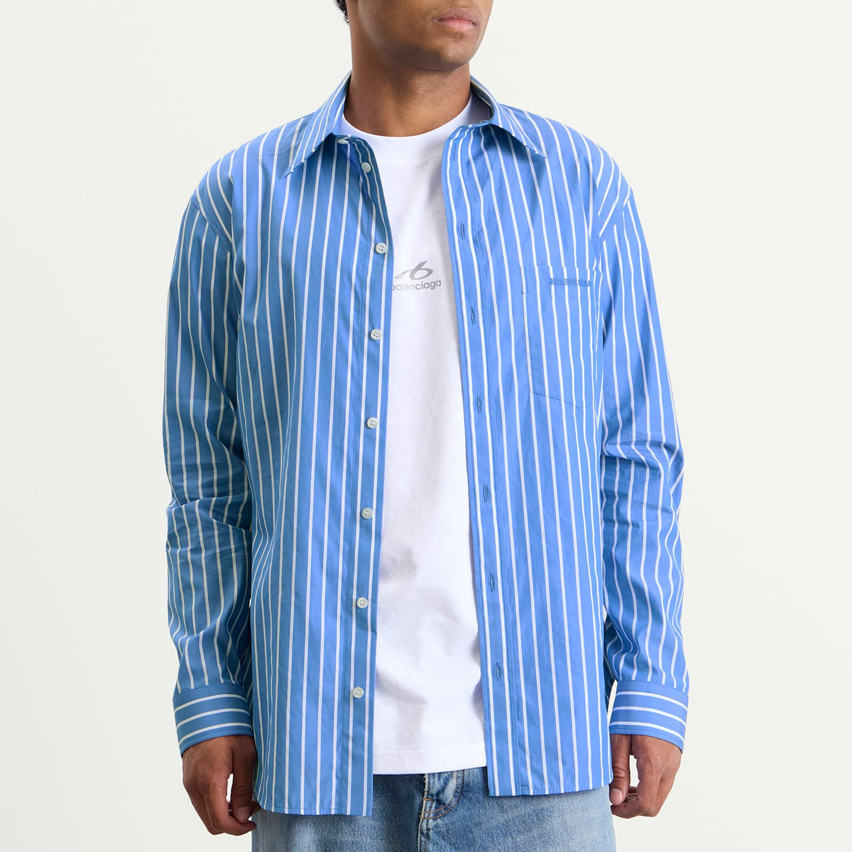 Balenciaga Stripe Regular Fit Shirt