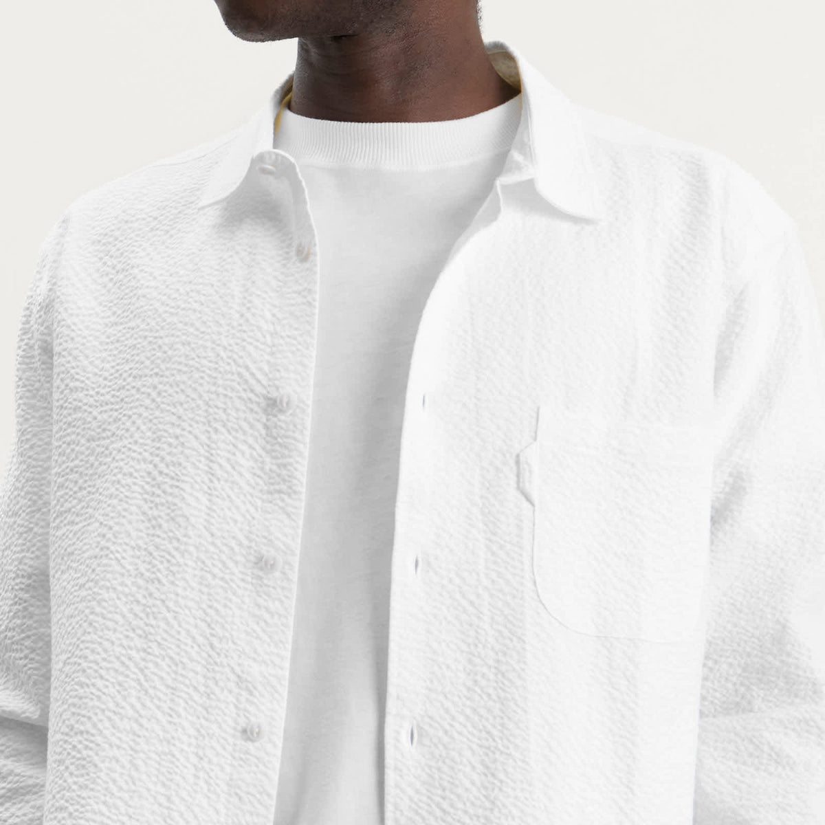 YMC Curtis Seersucker Shirt
